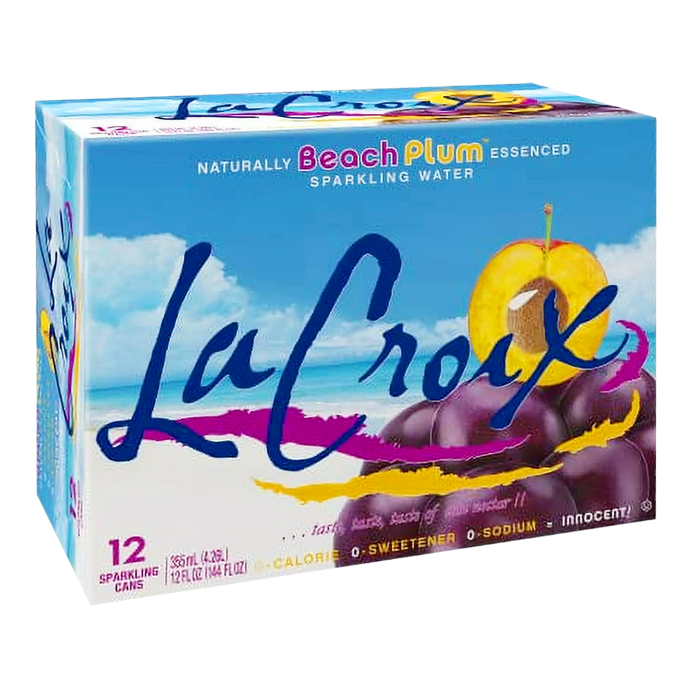 Газированная вода Beach Plum, 12 шт. – Банка – 12 унций (355 мл)